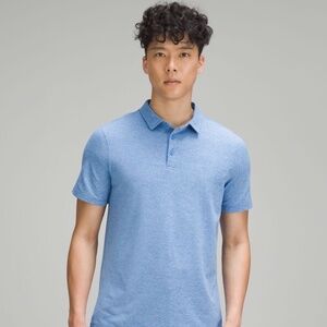 Men's Lululemon Evolution Polo Pique - Blue - L